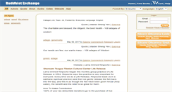 Desktop Screenshot of buddhistexchange.com